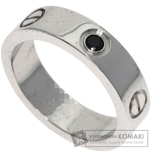 カルティエ リング・指輪 ラブリング 1P ブラックサファイア #56