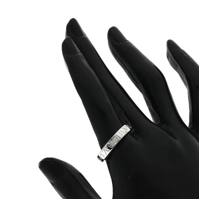 BVLGARI ブルガリ ダブルロゴ ダイヤモンド リング・指輪 K18ホワイト