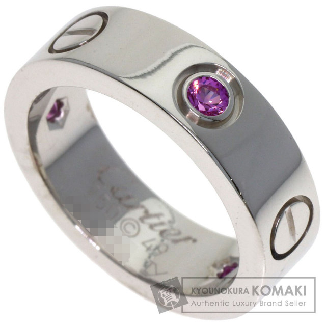 カルティエ リング・指輪 ラブリング ハーフ ピンクサファイア #49