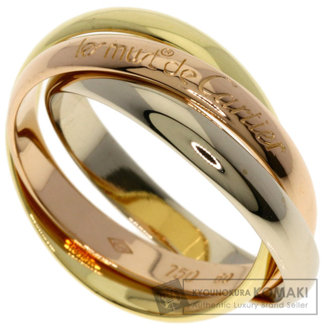 カルティエ　cartier トリニティ　クラシック　リング　60 CARTIER カルティエ トリニティ #60 リング・指輪 K18イエローゴールド