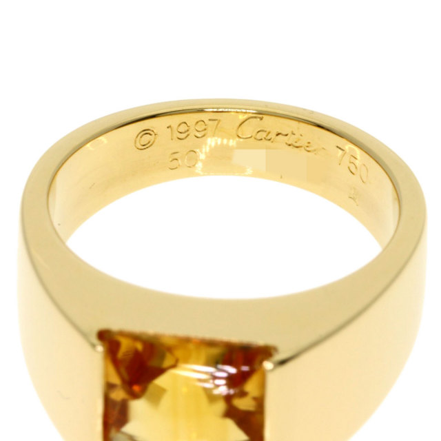 カルティエ リング・指輪 タンクリング シトリン #50