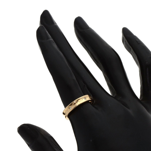 TIFFANY&Co. ティファニー 1837 ナロー 2P ダイヤモンド リング・指輪
