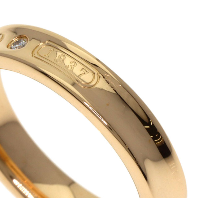 Tiffany & Co　1837 ナロー リング　K18 TIFFANY&Co. ティファニー 1837ナロー リング 指輪 14号 18金 K18