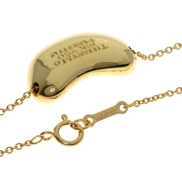 TIFFANY&Co. ティファニー ビーン ネックレス K18イエローゴールド