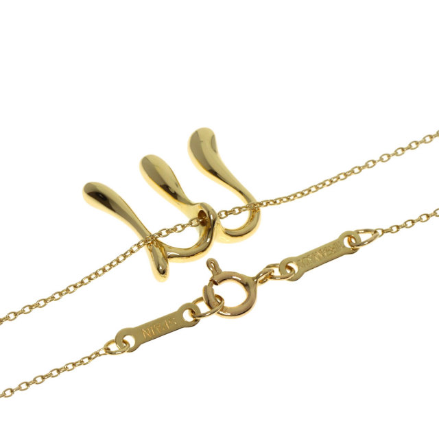 TIFFANY&Co. ティファニー レター イニシャル M ネックレス K18