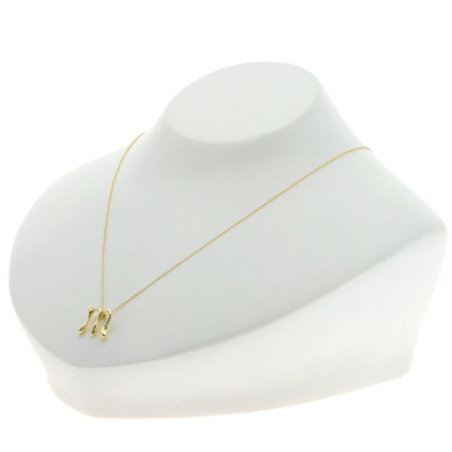 TIFFANY&Co. ティファニー レター イニシャル M ネックレス K18