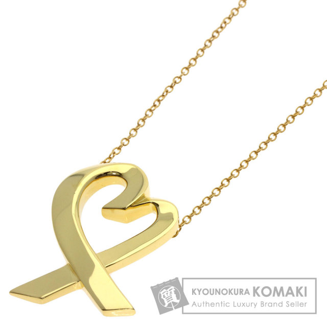 Chaumet ショーメ リアン ハート ダイヤモンド ネックレス K18ホワイト