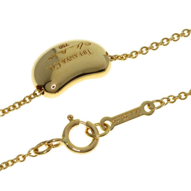 TIFFANY&Co. ティファニー ビーン ネックレス K18イエローゴールド