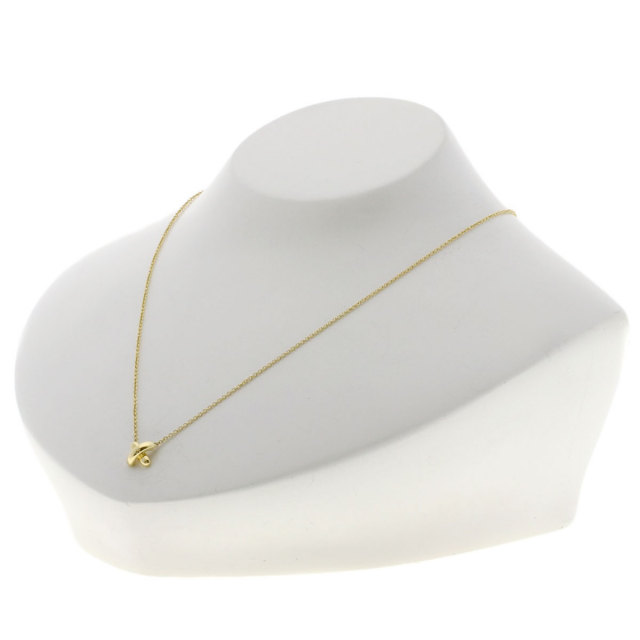 Tiffany & Co. ティファニー クロスステッチ ネックレス YG TIFFANY&Co. ティファニー クロスステッチ ネックレス 18金 K18