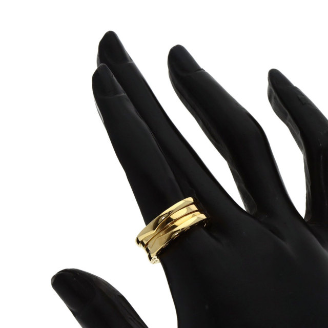 BVLGARI ブルガリ B-zero1 ビーゼロワン 2バンド #53 リング・指輪 K18