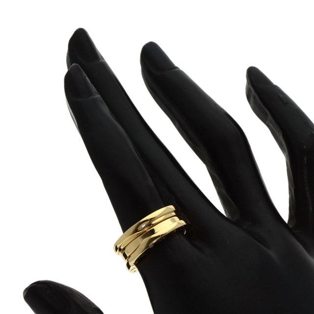 BVLGARI ブルガリ B-zero1 ビーゼロワン 2バンド #52 リング・指輪 K18