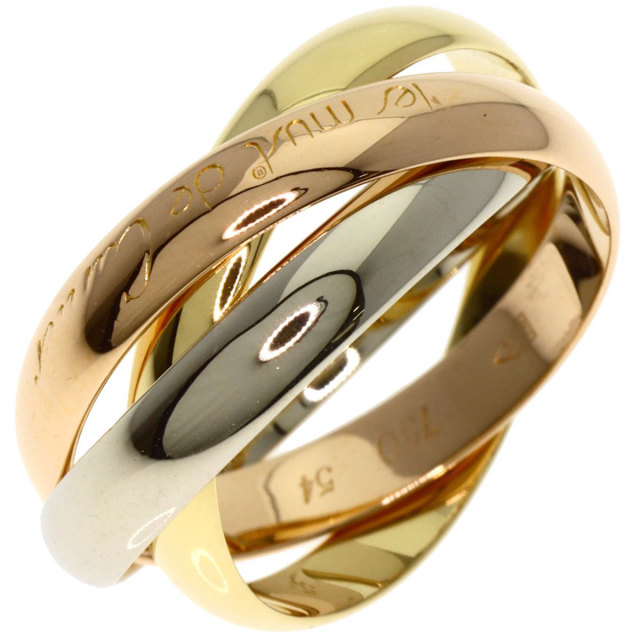 カ‍ル‍テ‍ィ‍エ‍ トリニティ リング #54 CARTIER カルティエ トリニティ #54 リング・指輪 K18イエローゴールド