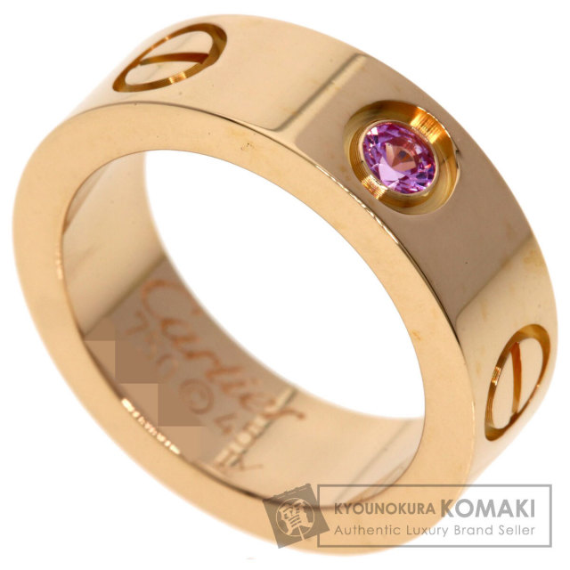 カルティエ リング・指輪 ラブリング 1P ピンクサファイア #45