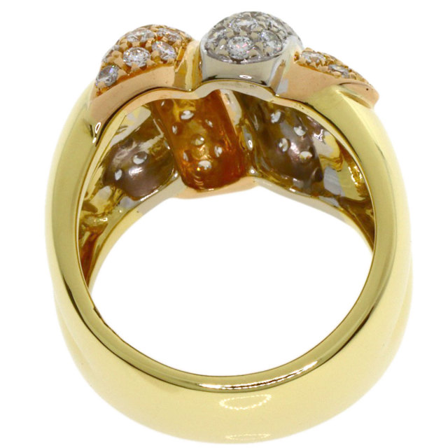 最終値下げ‼️スタージュエリー K18 イエローゴールド ダイヤモンド リング STAR JEWELRY スタージュエリー ダイヤモンド リング・指輪 K18