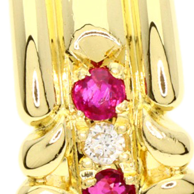 BURBERRY バーバリー ルビー ダイヤモンド リング・指輪 K18イエロー  