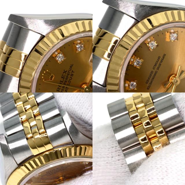 ROLEX ロレックス 69173G デイトジャスト 10P ダイヤモンド 腕時計