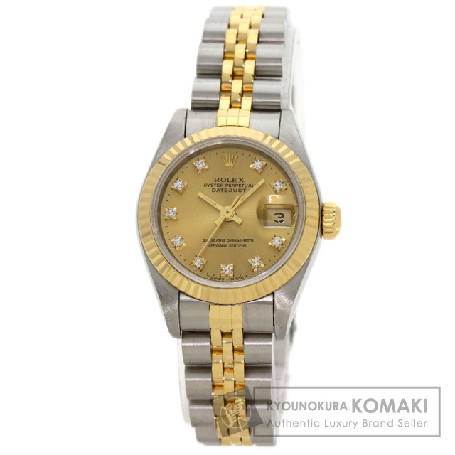 本物 ロレックス 69173G コンビ10P 千鳥格子文字盤 本物 ロレックス 69173G コンビ10P 千鳥格子文字盤 本物 ロレックス