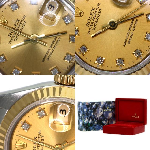 ロレックス 腕時計 デイトジャスト 10P ダイヤモンド