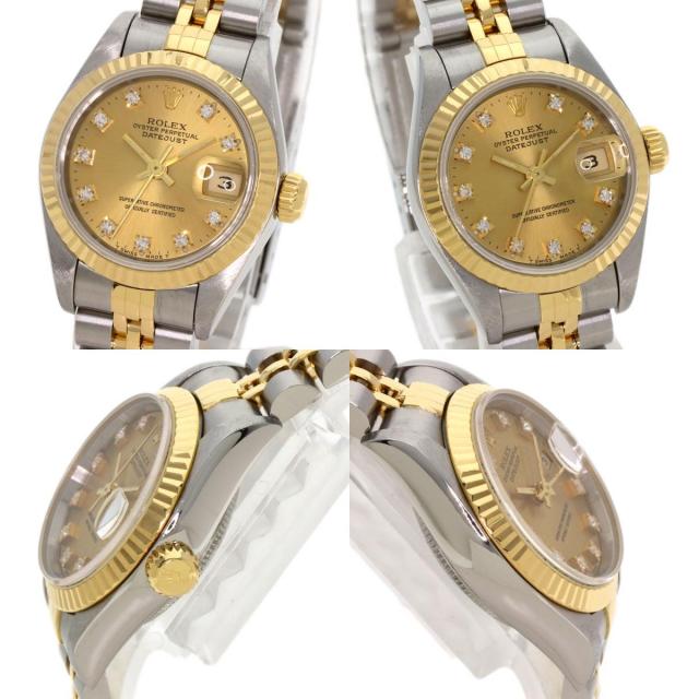 ロレックス 腕時計 デイトジャスト 10P ダイヤモンド