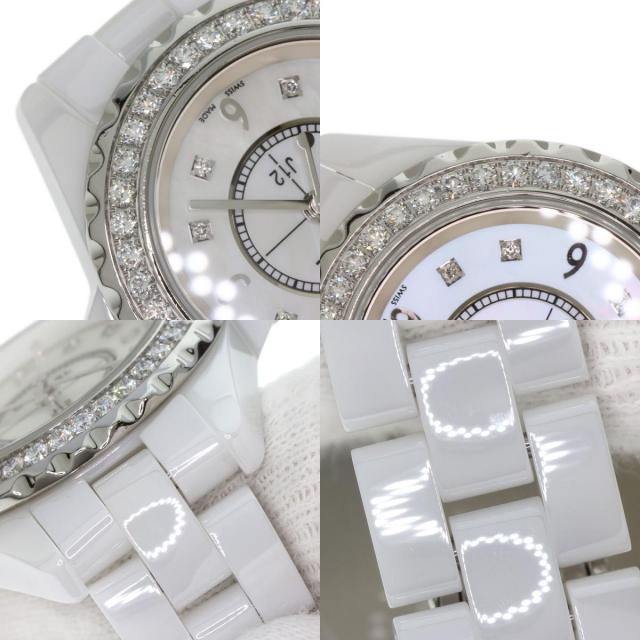シャネル 腕時計 J12 29mm 8P ベゼル ダイヤモンド