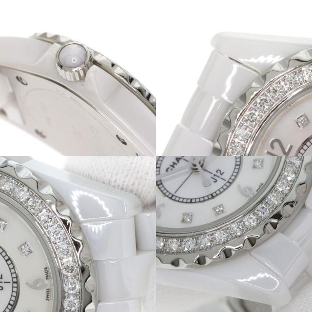 シャネル 腕時計 J12 29mm 8P ベゼル ダイヤモンド