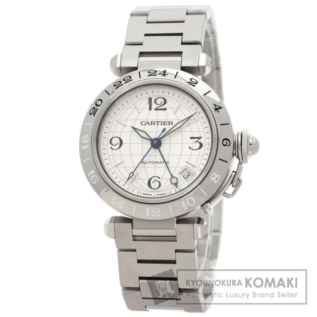 カルティエ 腕時計 パシャC メリディアン GMT