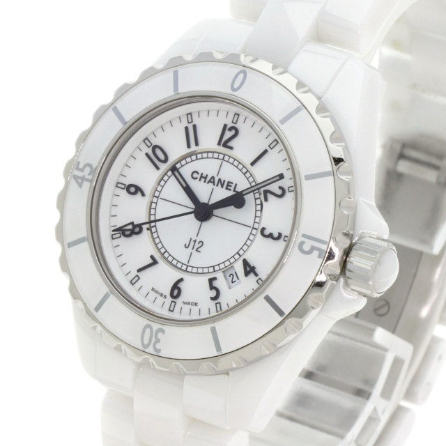 シャネル 腕時計 J12 33mm ホワイト セラミック