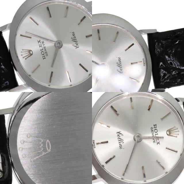 ROLEX ロレックス 3768 チェリーニ 1969年製 腕時計 K18WG クロコダイル レディース [中古] ROLEX ロレックス 3768 チェリーニ 1969年製 腕時計 K18ホワイト