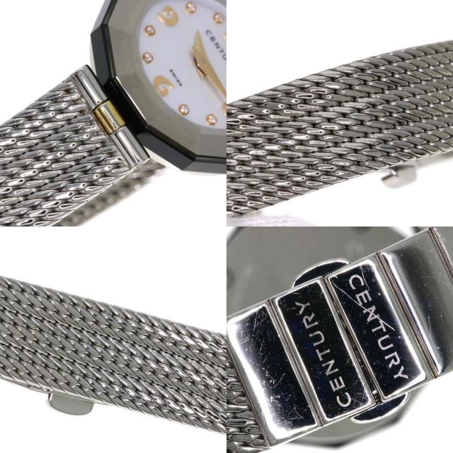 CENTURY センチュリー プライムタイム 8P ダイヤモンド 腕時計  