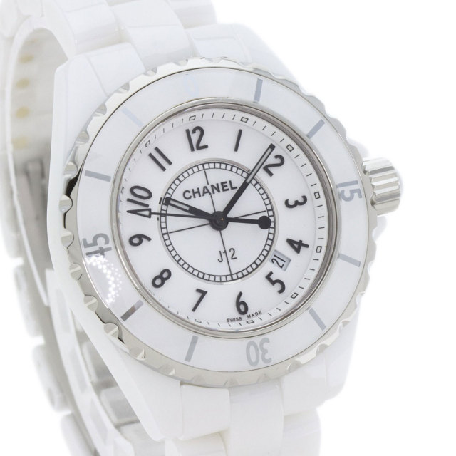 シャネル 腕時計 J12 33mm ホワイト セラミック