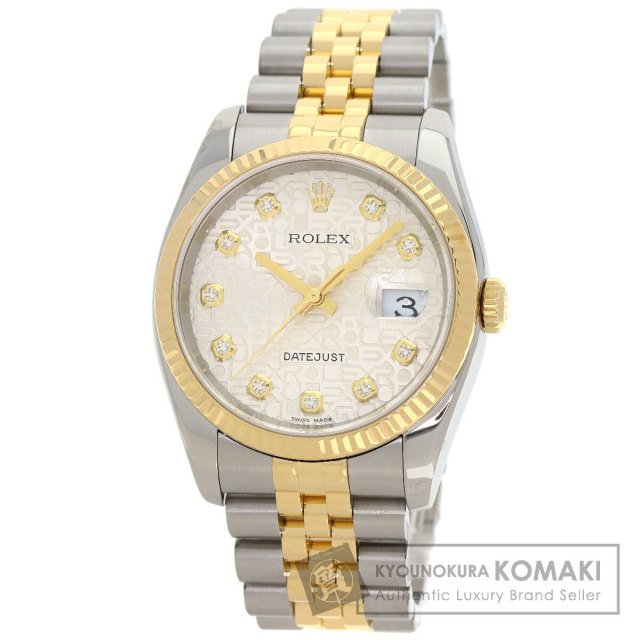 ロレックス 腕時計 デイトジャスト 10P ダイヤモンド