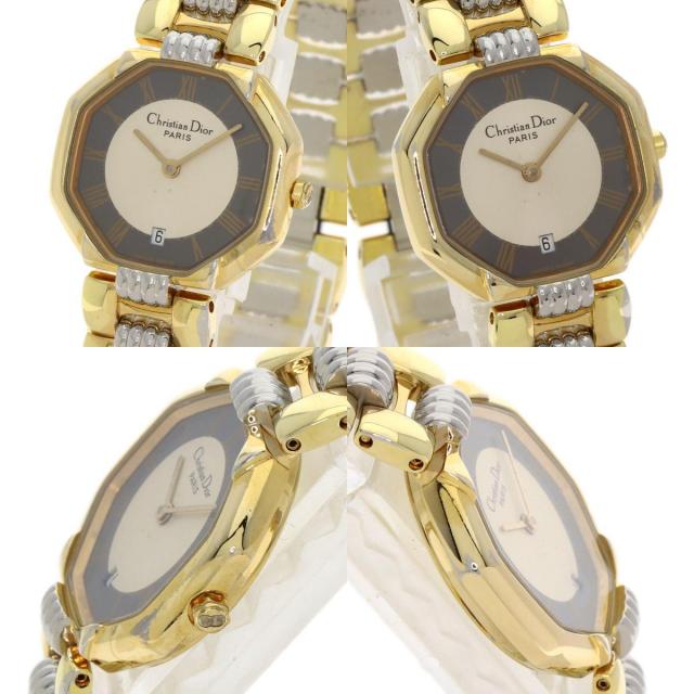 CHRISTIAN DIOR クリスチャンディオール D48-133 オクタゴン 腕時計