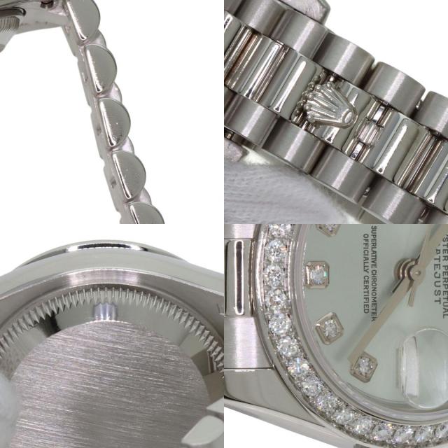ロレックス 腕時計 デイトジャスト 10P ベゼル ダイヤモンド