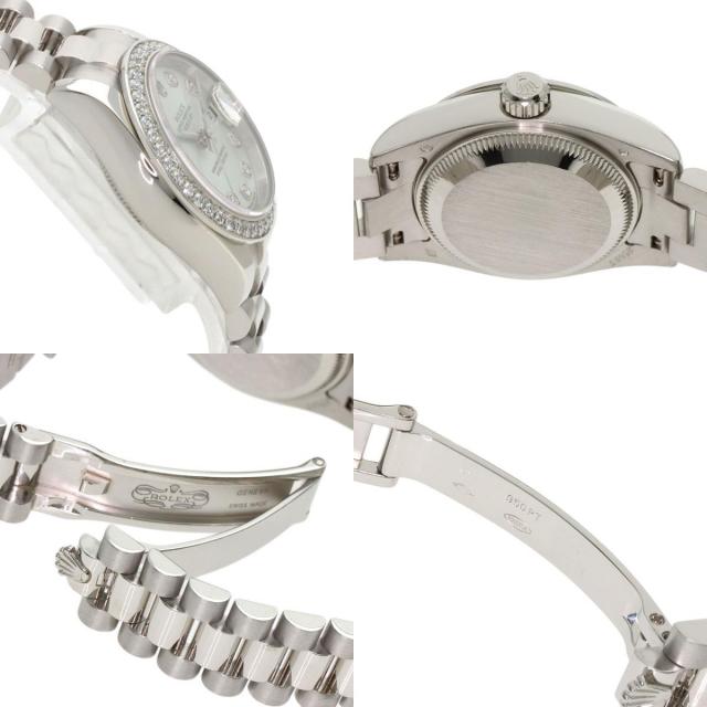 ロレックス 腕時計 デイトジャスト 10P ベゼル ダイヤモンド