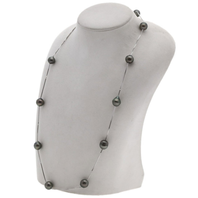 TASAKI タサキ Pt850 サファイア ブラックパール ネックレス タサキ TASAKI PT850 プラチナ パール ネックレス レディース