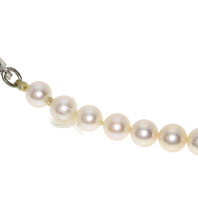 MIKIMOTO ミキモト パール 真珠 ネックレス シルバー レディース