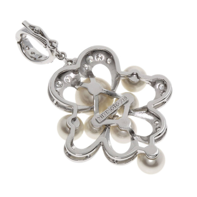 MIKIMOTO ミキモト パール 真珠 ダイヤモンド ペンダントトップ
