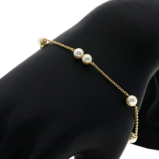 TASAKI タサキ ステーションパール 真珠 ブレスレット K18