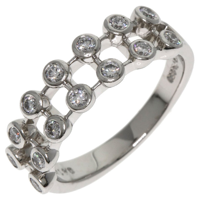 ミキモト リング ダイヤ ダイヤモンド 1.08ct 2種カット 11号 Pt950  