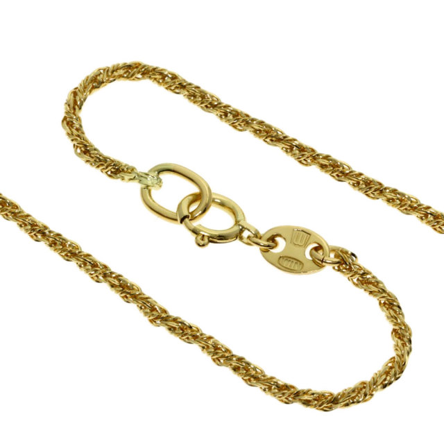 WALTHAM ウォルサム スウィング ダイヤモンド ネックレス K18イエロー