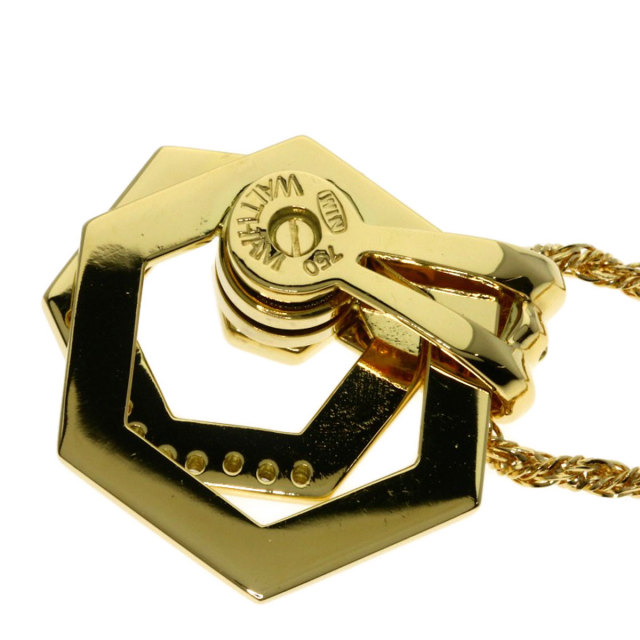 WALTHAM ウォルサム スウィング ダイヤモンド ネックレス K18イエロー