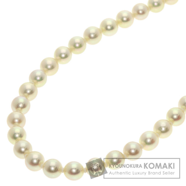MIKIMOTO ミキモト パール 真珠 2連 ネックレス K14ホワイト