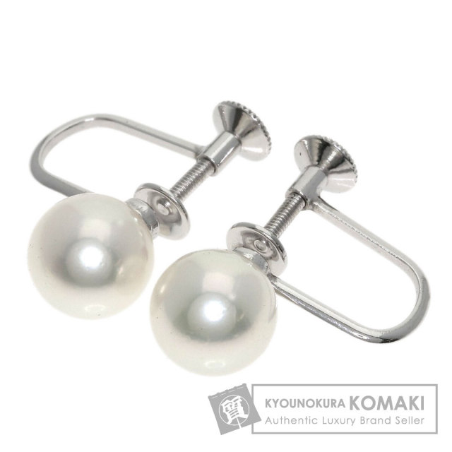 MIKIMOTO ハート型ピアス 真珠付き