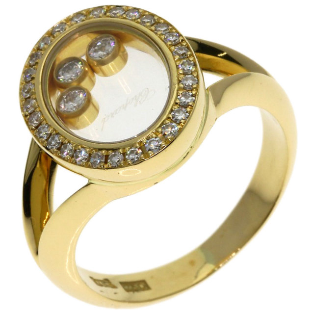 Chopard ダイヤモンド付きゴールドリング 楽天市場】Chopard(ショパール) ハッピーダイヤモンド 3P リング