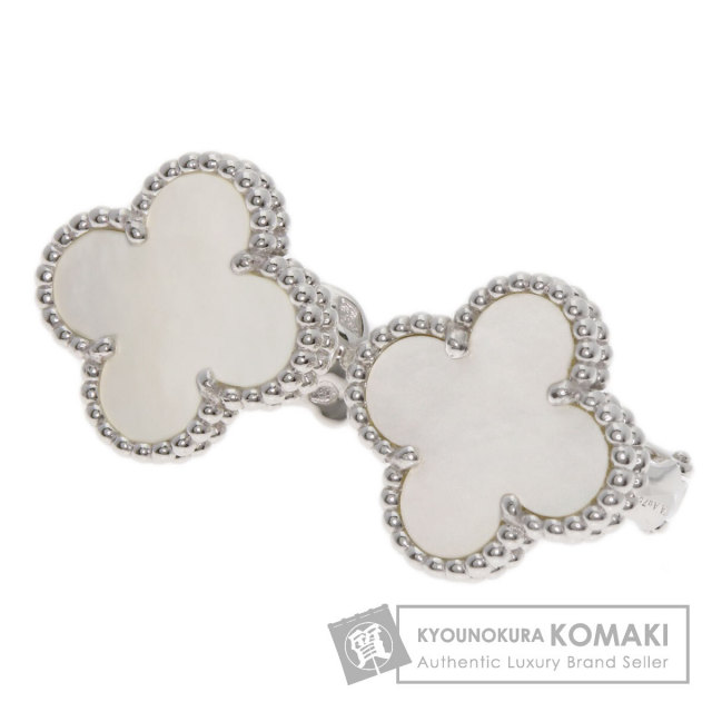 ヴァンクリーフ＆アーペル ピアス ヴィンテージ アルハンブラ シェル