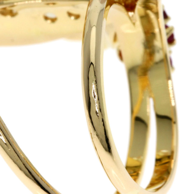 ブ*ー様 TASAKI田崎真珠とルビーK18リング10.5g TASAKI田崎真珠とルビーK18リング10.5g