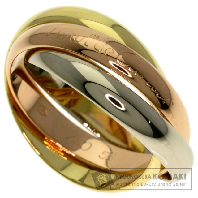 カルティエ Cartier トリニティ SM K18YG 15号(55) リング カルティエ Cartier トリニティ SM K18YG 15号(55) リング sst
