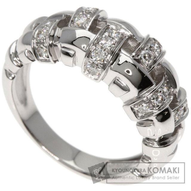 TIFFANY&Co. ティファニー ウォーブン ダイヤモンド リング・指輪 K18
