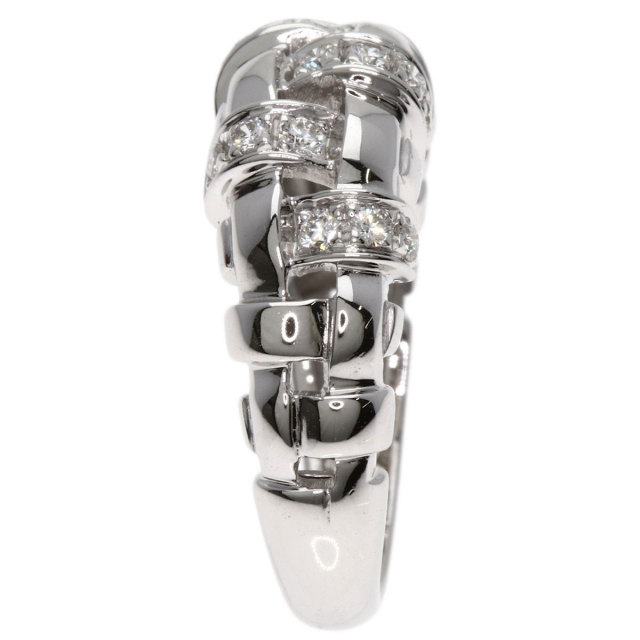 TIFFANY&Co.リング K18WG 750ダイヤモンド ウォーブン 11号 TIFFANY&Co.リング K18WG 750ダイヤモンド ウォーブン 11号