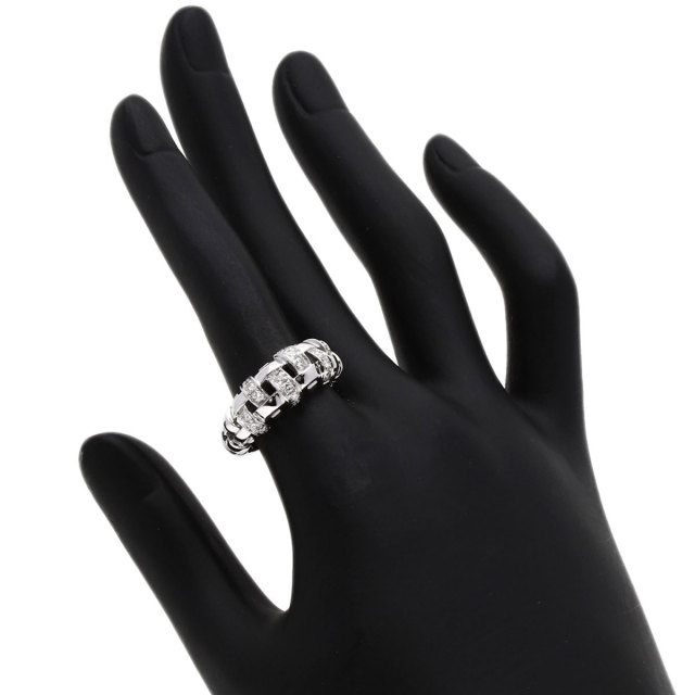 TIFFANY&Co. ティファニー ウォーブン ダイヤモンド リング・指輪 K18